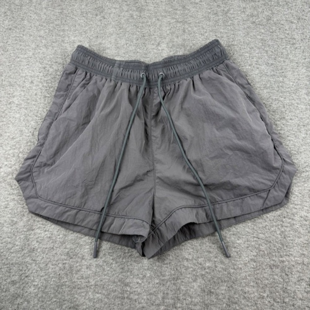 Standard Cloth Shorts Women's Medium‎ Gray Nylon Athletic Drawstring Urban